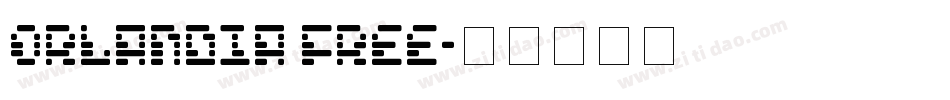 Orlandia FREE字体转换
